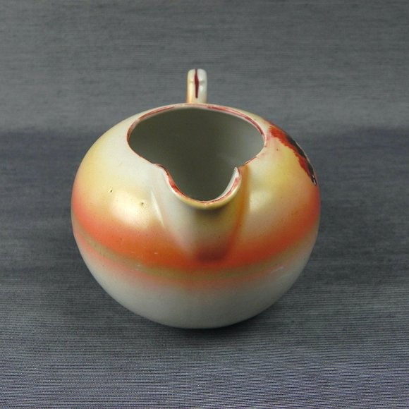 Vintage 70s Japanese Creamer | Hand-Painted Scenic Shofu China | Japan Porcelain - Picture 9 of 10